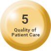 A badge, 5 stars (out of 5) in CMS’s Home Health Compare rating system